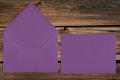 [113225] Briefhüllen B6 125x176 mm Nassklebend Violett 120 g/qm